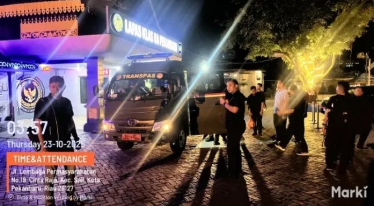 Kakanwil Ditjenpas Riau Laksanakan Evaluasi untuk Peningkatan Disiplin dan Keamanan di Rutan Siak